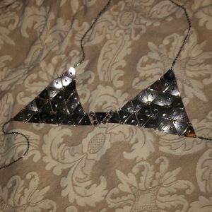 Chain link bikini top